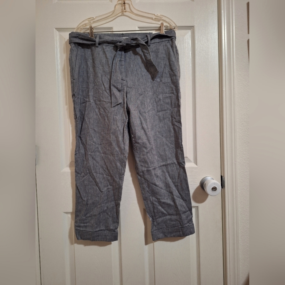 Loft 'the devin slim' cropped pants